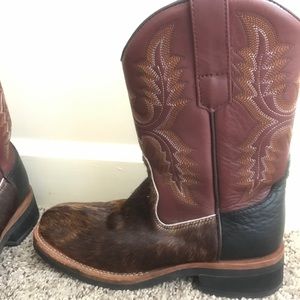 Cowhair Roper boots